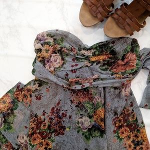 BEAUTIFUL BLUE FLORAL MAXI